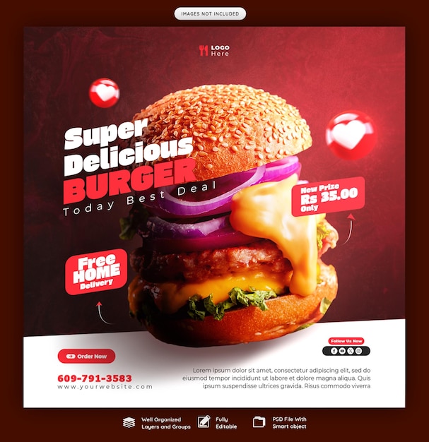 Banner image of Top 20+ Food Sale Flyer    PSD Templates Free Download