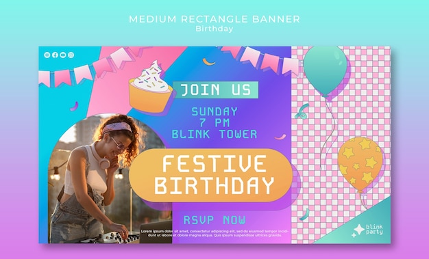 Banner image of Top 20+ Birthday Tarpaulin PSD Templates Free Download