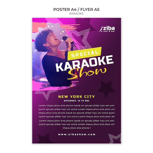 Banner image of Top 20+ Karaoke Poster PSD Templates Free Download