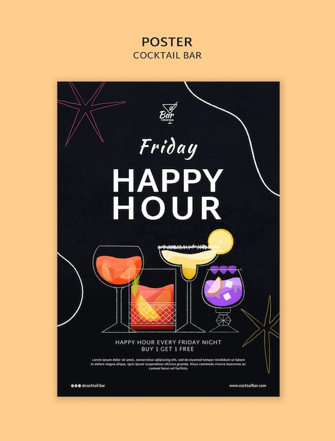 Banner image of Top 20+ Happy Hour Flyer PSD Templates Free Download