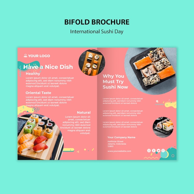 Banner image of Top 20+ Two Fold Brochure PSD Templates Free Download