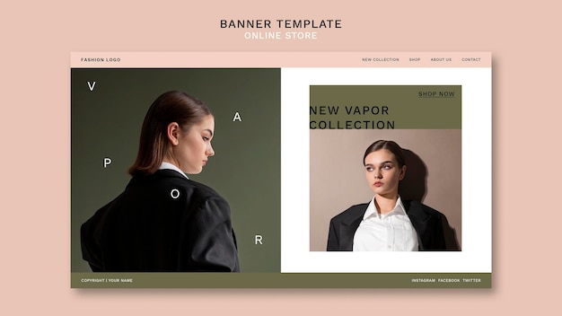 Banner image of Top 20+ Model Portfolio PSD Templates Free Download