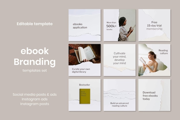 Banner image of Top 20+ Ebook   PSD Templates Free Download