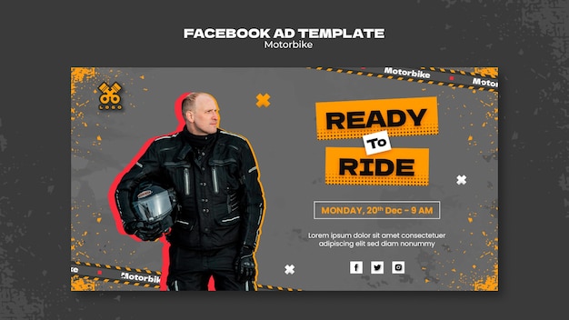 Banner image of Top 20+ Motorcycle Jersey PSD Templates Free Download