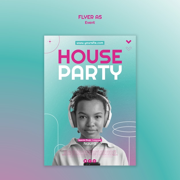 Banner image of Top 20+ House Party Flyer PSD Templates Free Download