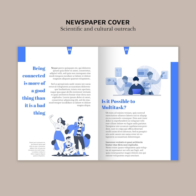 Banner image of Top 20+ Magazine Spread PSD Templates Free Download