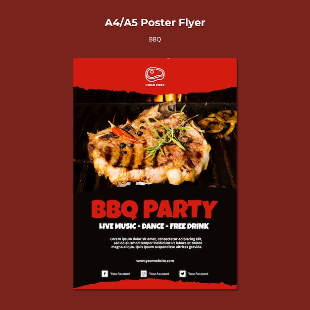 Banner image of Top 20+ Bbq Flyer    PSD Templates Free Download