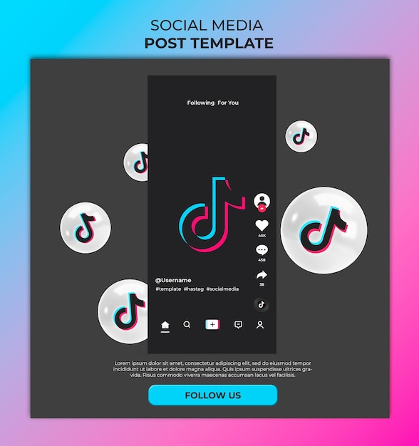 Banner image of Top 20+ Tiktok Overlay PSD Templates Free Download