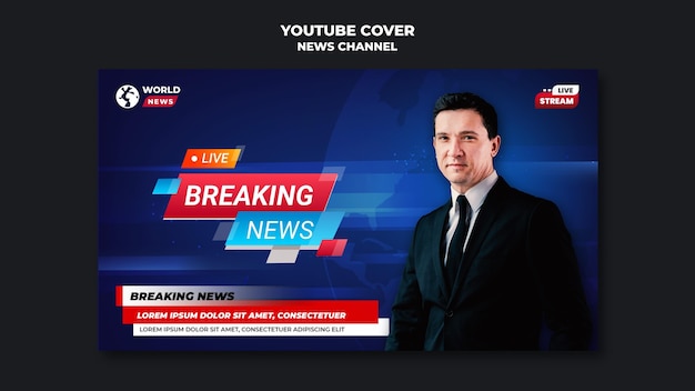 Banner image of Top 20+ Breaking News PSD Templates Free Download