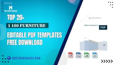 Top 20+ 1 100 Furniture   Editable PDF Templates Free Download