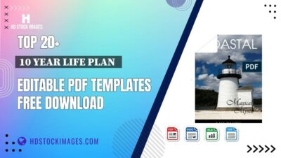 Top 20+ 10 Year Life Plan   Editable PDF Templates Free Download