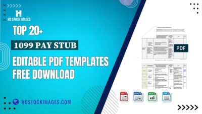 Top 20+ 1099 Pay Stub Editable PDF Templates Free Download