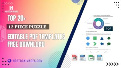 Top 20+ 12 Piece Puzzle   Editable PDF Templates Free Download
