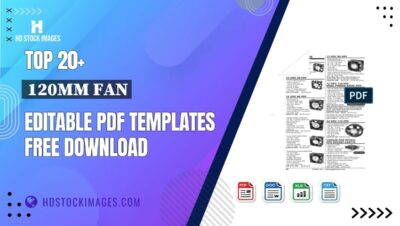 Top 20+ 120mm Fan Editable PDF Templates Free Download