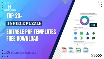 Top 20+ 16 Piece Puzzle Editable PDF Templates Free Download