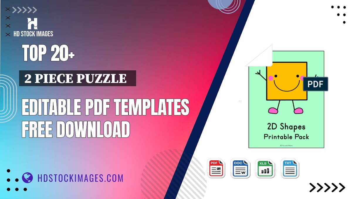 Top 20+ 2 Piece Puzzle   Editable PDF Templates Free Download