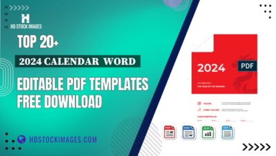 Top 20+ 2024 Calendar  Word  Editable PDF Templates Free Download