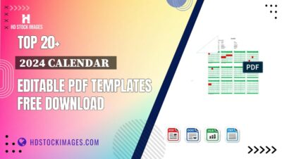 Top 20+ 2024 Calendar   Editable PDF Templates Free Download