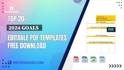 Top 20+ 2024 Goals   Editable PDF Templates Free Download