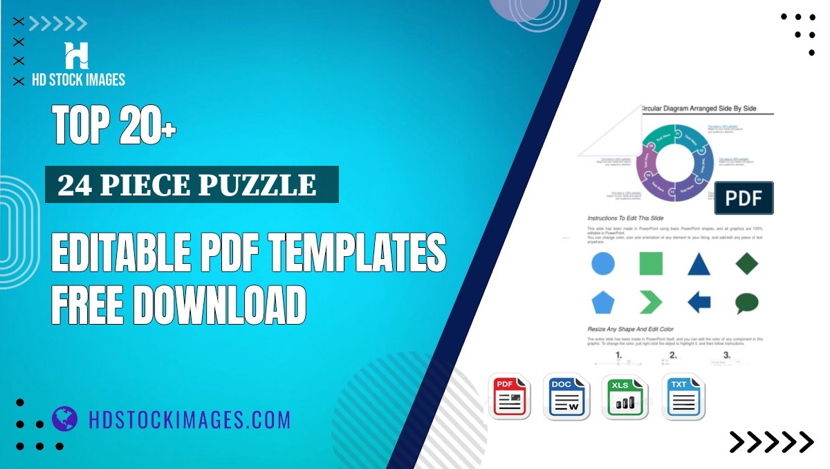 Top 20+ 24 Piece Puzzle   Editable PDF Templates Free Download