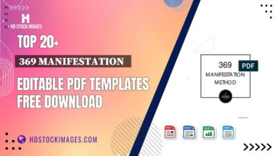 Top 20+ 369 Manifestation   Editable PDF Templates Free Download