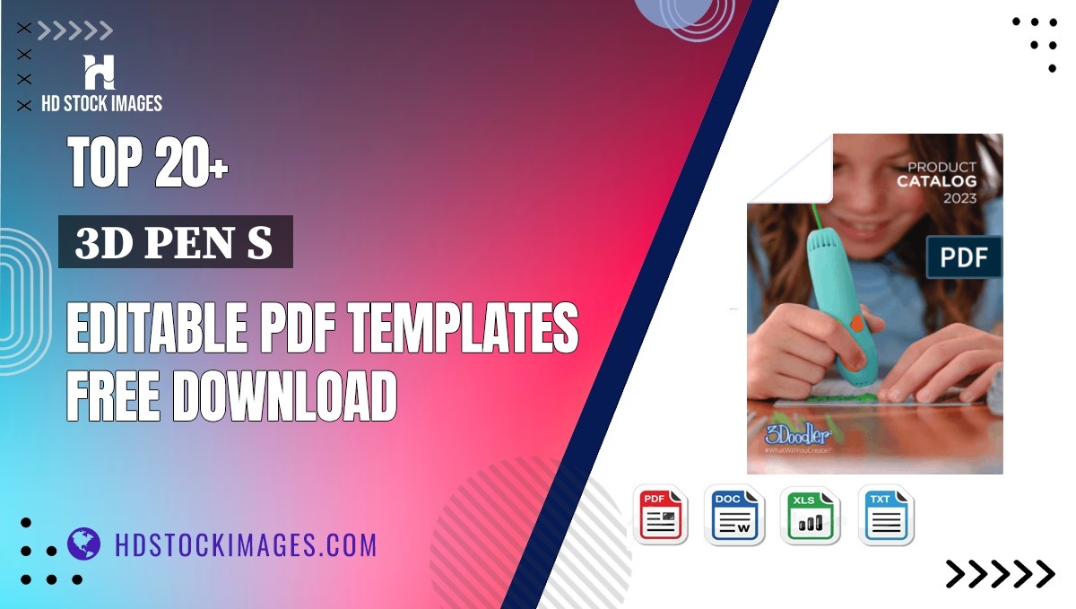 Top 20+ 3d Pen S  Editable PDF Templates Free Download