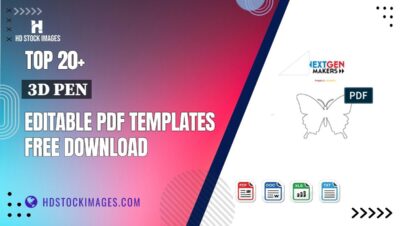 Top 20+ 3d Pen Editable PDF Templates Free Download