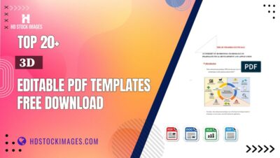 Top 20+ 3d   Editable PDF Templates Free Download