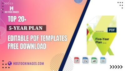 Top 20+ 5-year Plan   Editable PDF Templates Free Download