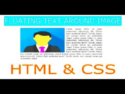 Wrapping text around image HTML CSS Tutorial  YouTube