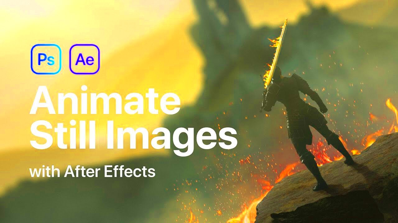 How to Animate Still Images with After Effects and Photoshop  YouTube