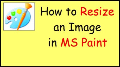 How to Resize an Image in Paint  YouTube