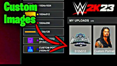 WWE 2K23 How to upload Custom Images  Textures  YouTube