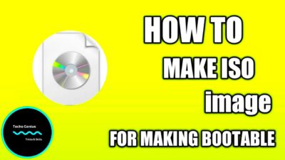 How To Make ISO Image For Making Bootable Usb 2021  YouTube