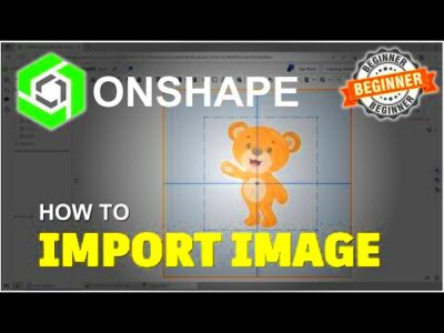 Onshape How To Import Image Tutorial  YouTube