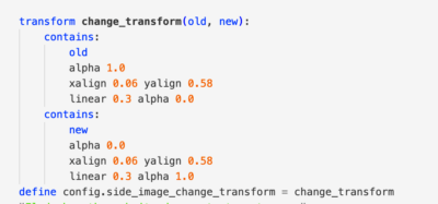 Different side image transforms for each character  rRenPy