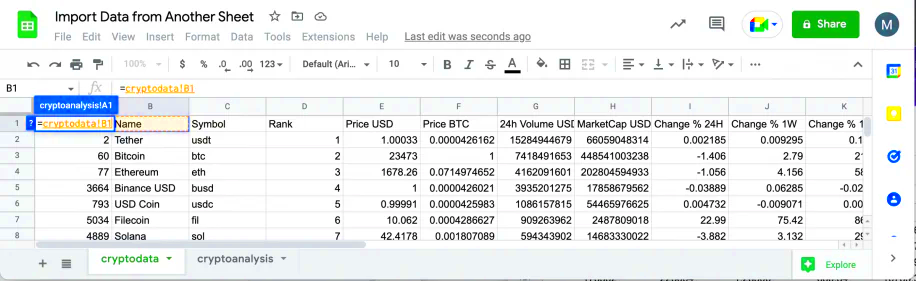 How to Import Data from Another Google Sheet  Layer Blog