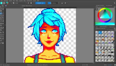 Drawing Pixel Art In Krita Pixel Art Pixel Art Tutorial Krita Images