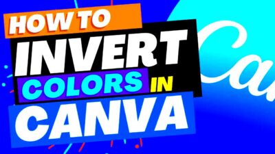 How to invert colors in Canva  Create some cool effects  YouTube