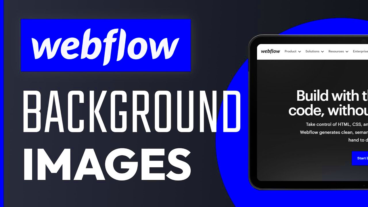 How To Add Background Image in Webflow 2024  YouTube