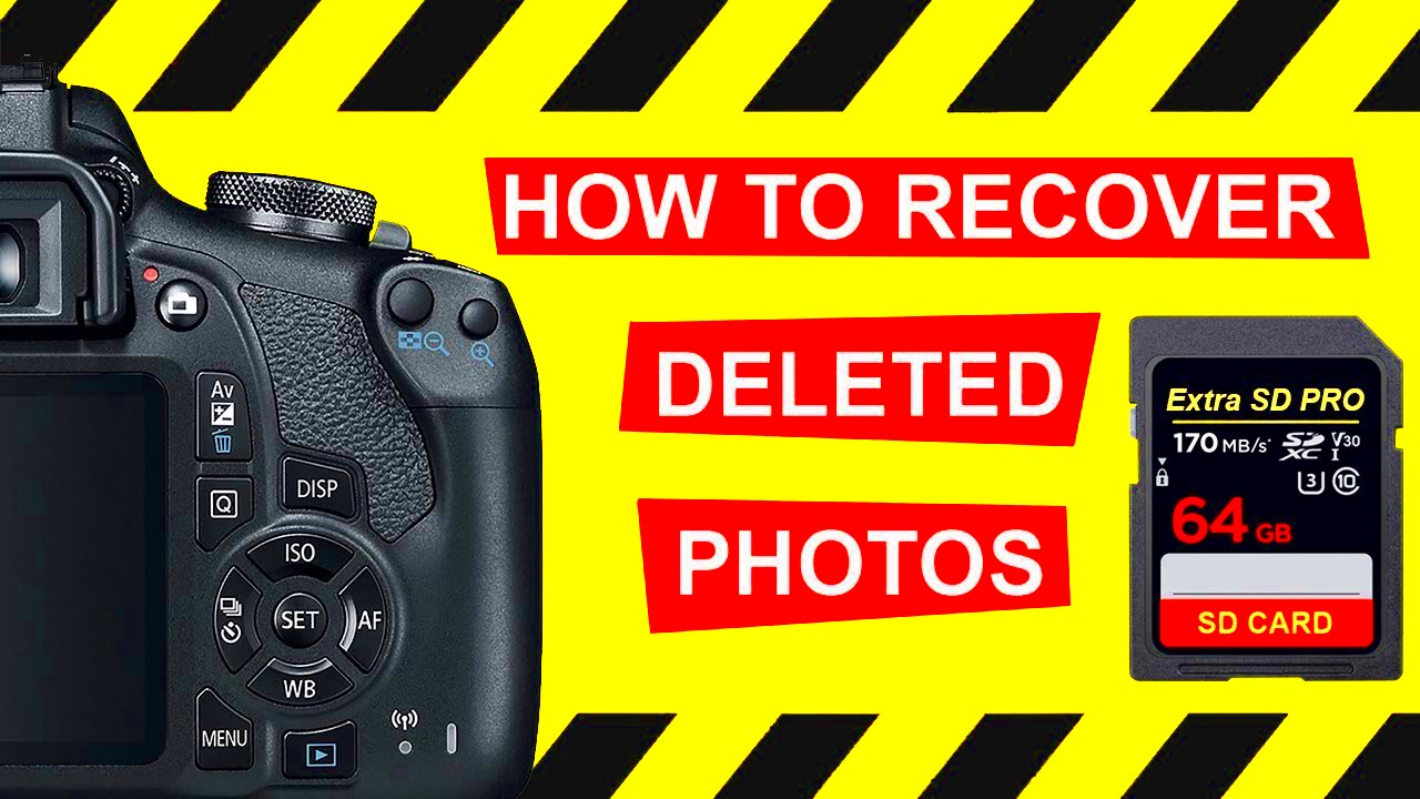 How to recover deleted photos from a memory card  Essential tools for