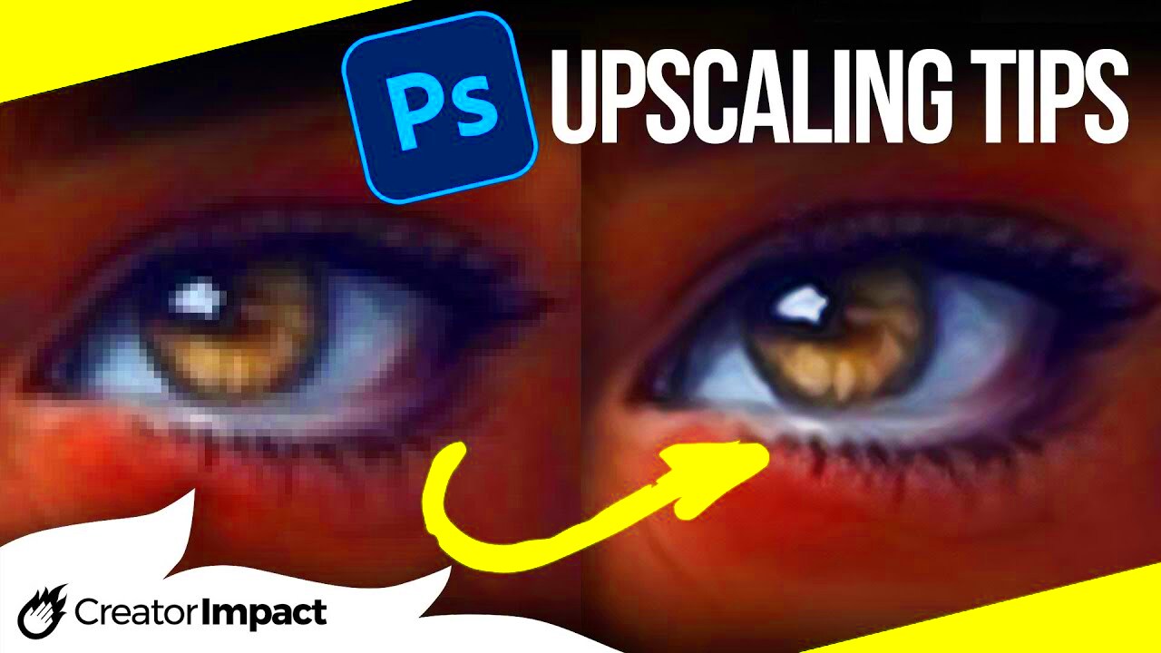 Methods to Upscale AI Art  Photos in Photoshop  YouTube