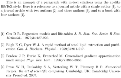 BibTeX ama bibliography style examples  BibTeXcom