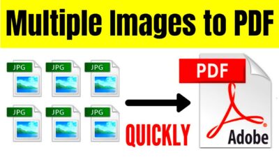 How to Convert Multiple Images into One PDF at Once Quickly  Combine