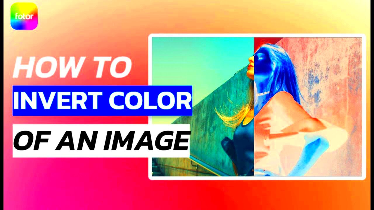 How to Invert Color of an Image  YouTube