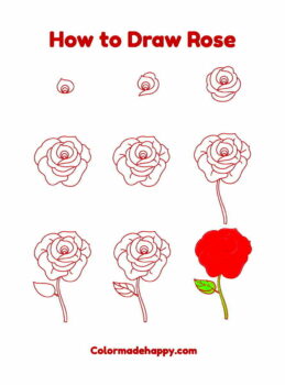 How To Draw A Flower Step By Step For Beginners