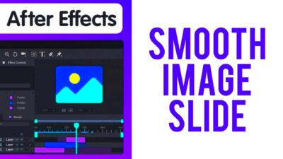 How to Make a Smooth Image Slide in After Effects  YouTube