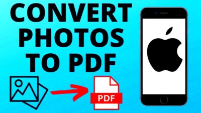 How to Convert a Photo to PDF on iPhone  YouTube