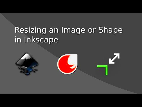 How to Resize a Shape or Image in Inkscape  YouTube