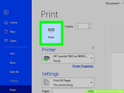 6 Ways to Print Mirror Image  wikiHow